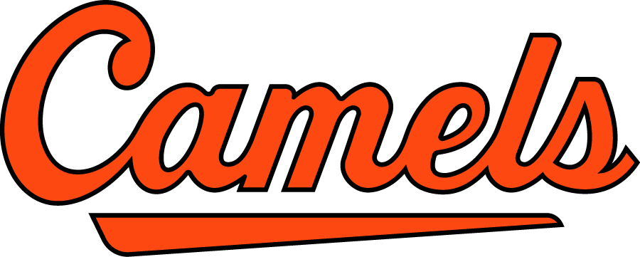 Campbell Fighting Camels 2023-Pres Wordmark Logo v4 diy iron on heat transfer